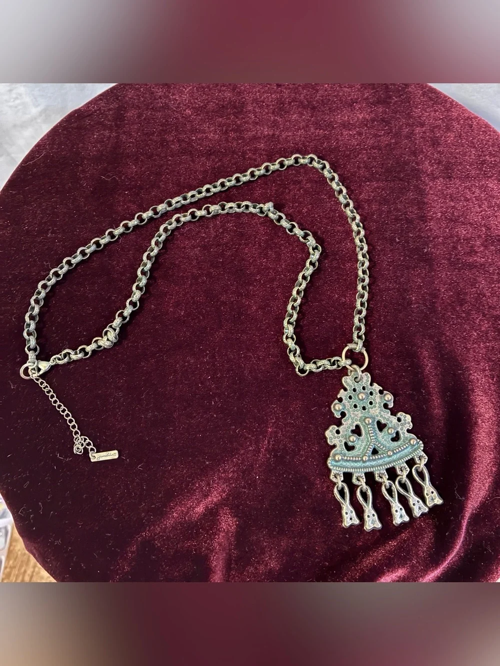Jewelmint Nordic Kalevala Karkun Amulet Bronze Necklace Medieval Viking Style